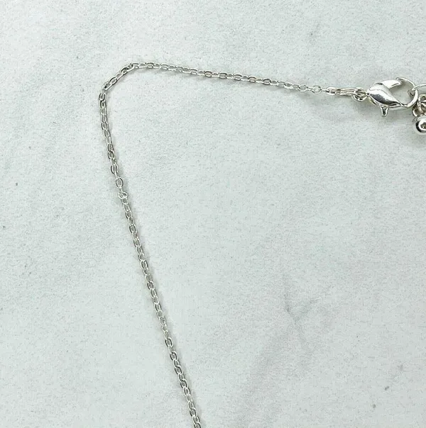 Silver Tone Daughter Heart Pendant Chain Link Necklace - Image 6