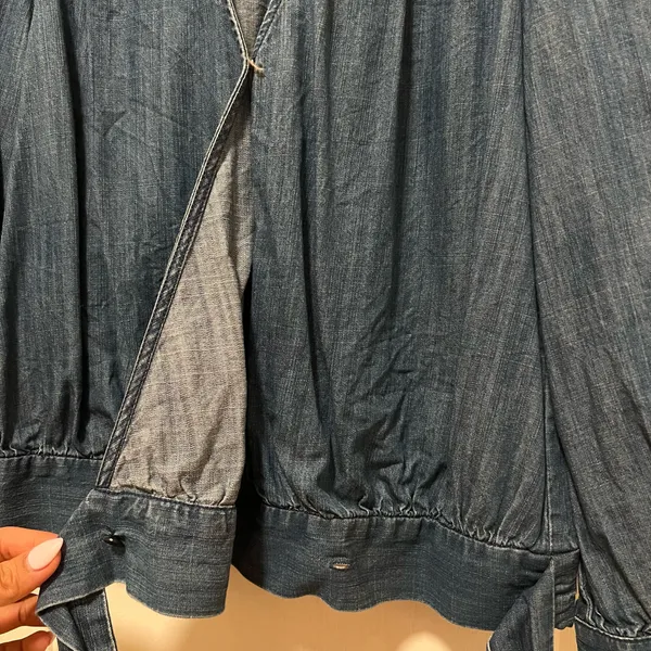 Denim Wrap Top Madewell - Image 6