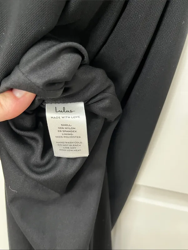 NWT Lulus Sensational Appeal Black Mesh Cutout Long Sleeve Maxi Dress - Size XS - Image 13
