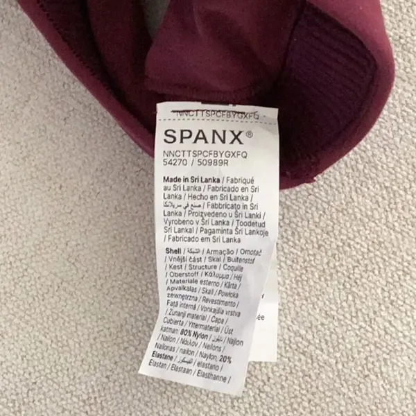 SPANX® Be Zero Impact Bra, Berry,Size Large, NWOT - Image 9