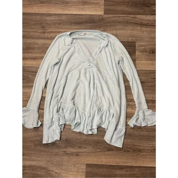 Free People Olivia Henley Tunic Light Blue Women’s XS - Image 2