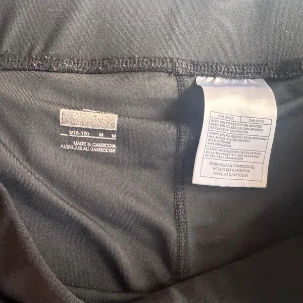 Nike Black Tennis Skirt Built In Shorts Women's Size M Athletic Skort Gym - Image 3
