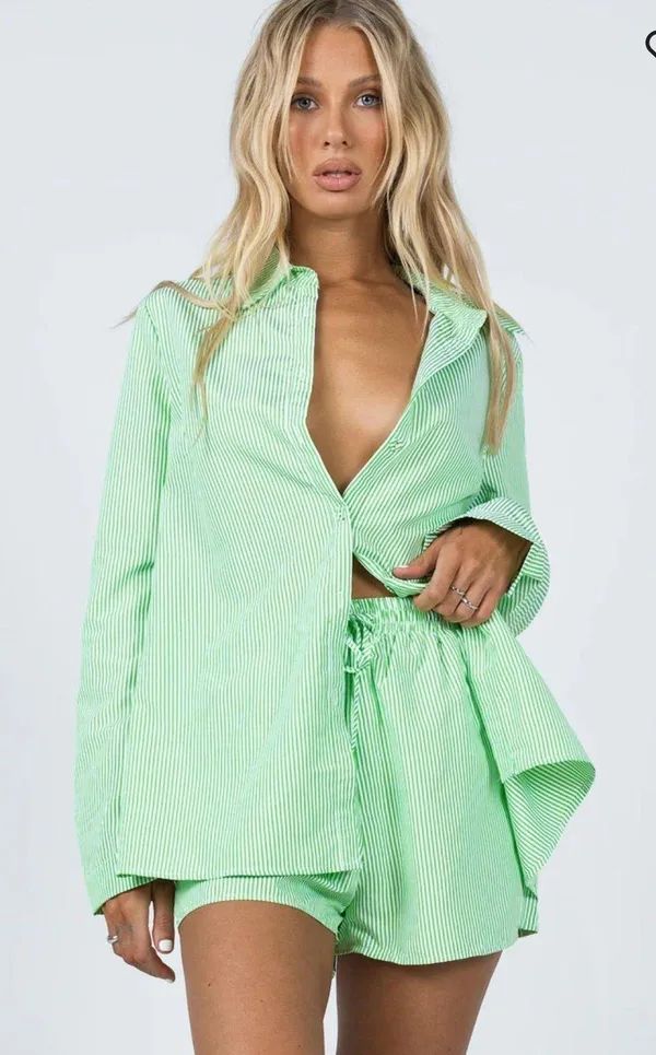 Princess Polly The Chloe Set Green - - Image 2