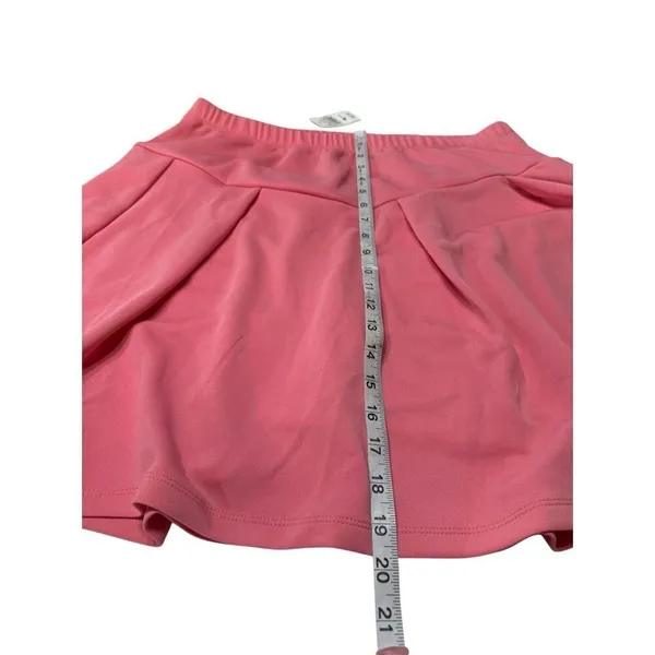 Ashley Stewart Pleated Athletic Knit Tennis Skirt/Skort Sz L 14/16 Coral NWT - Image 7