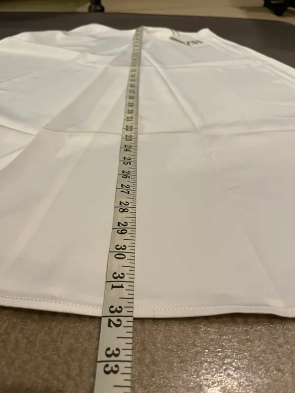 ZARA A-line Satin Off White Midi Skirt. Size S - Image 10
