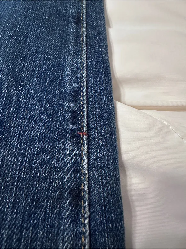 Paige Laurel Canyon Bootcut Women’s Blue Embroidered Jeans - Size 32 - Image 11