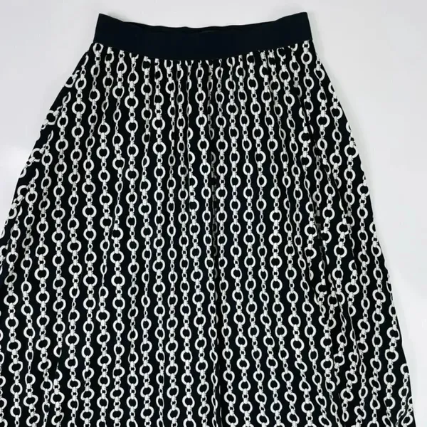 Bonnie Alex Black Chains Midi Skirt‎ Size Medium - Image 3