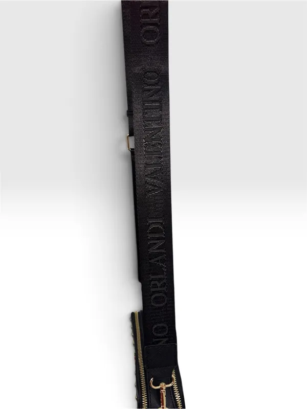 Valentino by Mario Valentino Black Studded V Logo Crossbody Bag - Image 6