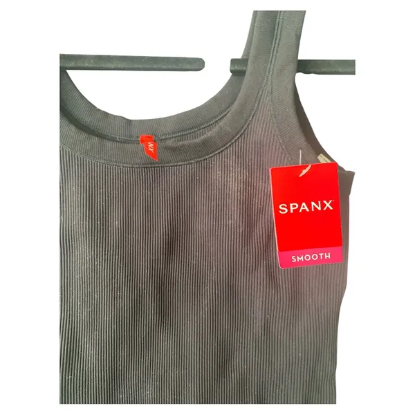 NWT SPANX Charcoal Ribbed Tank Top - Image 2