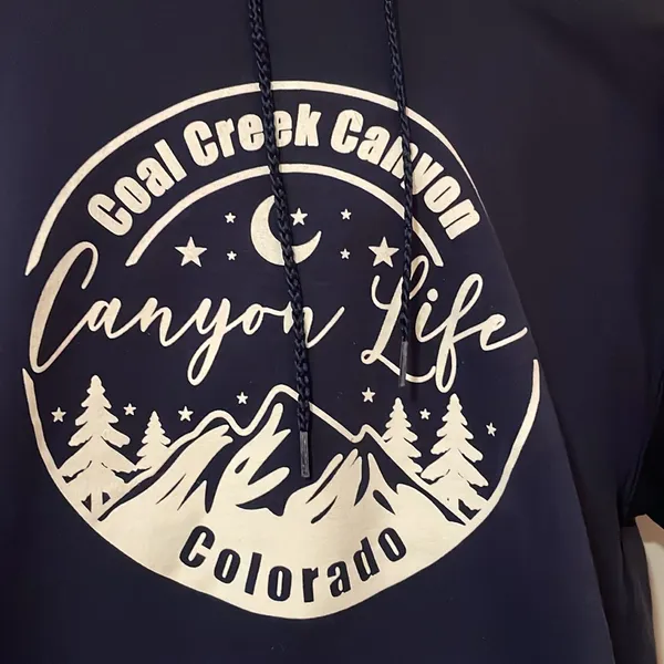 Hanes Coal Creek Canyon Colorado Canyon Life Blue Sweatshirt - Image 2