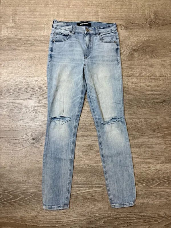 •EXPRESS• HIGH RISE ANKLE LEGGING JEANS - Image 2