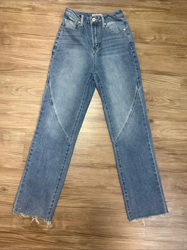 Juicy Couture 2 of Hearts Venice Jeans 00/23 Y2K Heart Pockets McBling $110 - Image 2