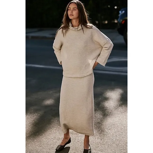 NWT Free People Milley Reversible Set in Wet Plaster Sz XS - Image 7