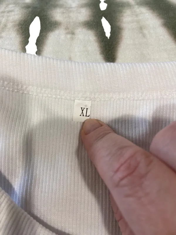 Boutique Built In Bra Ribbed Tank Top White Size XL Minimalist Neutral Summer - Image 4