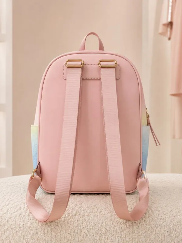 Juicy Couture Diamond Bling Heartless Ombré Backpack Pastel Pink NWT - Image 4