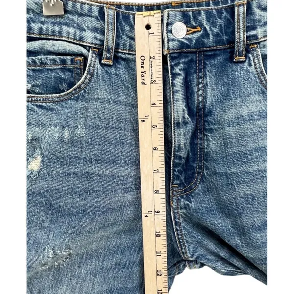 Pilcro Jeans Women 25 Blue‎ Distressed Mom High Rise Denim Stretch Festival - Image 7