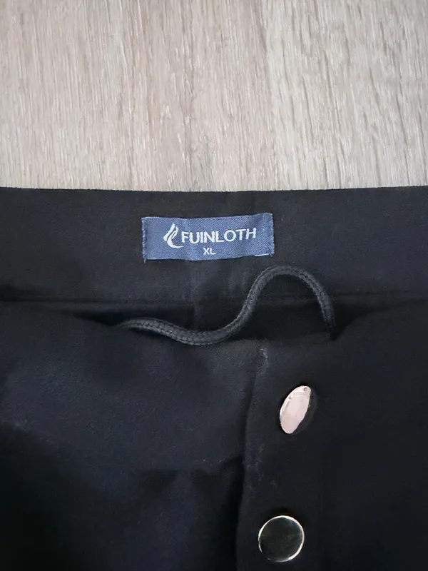 Faux suede skirt Black Size L - Image 2