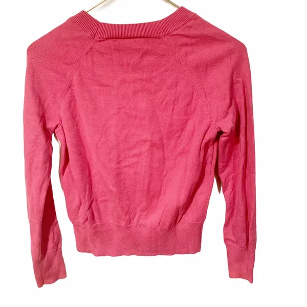 Gap Size Medium Pink English Bulldog Crewneck Cotton Crewneck‎ Sweater - Image 6