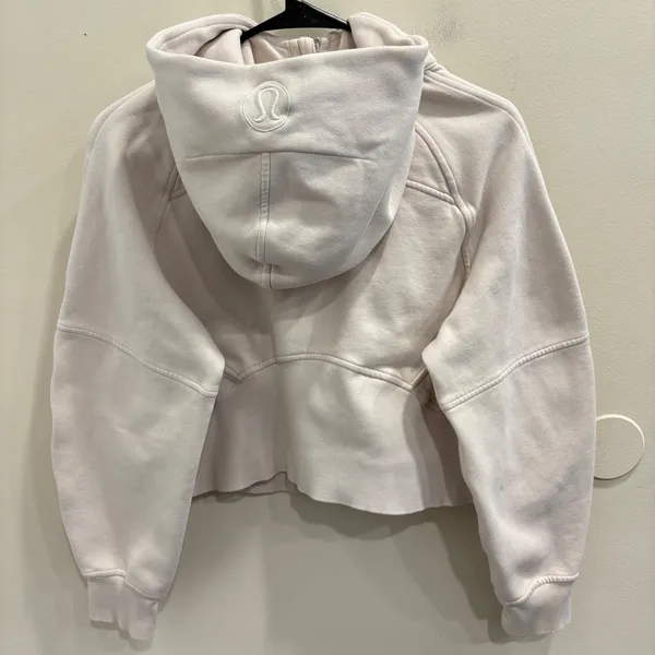 Lululemon Scuba Oversized Half-Zip Hoodie White Opal W3DM4S XS/S Sporty Active‎ - Image 3