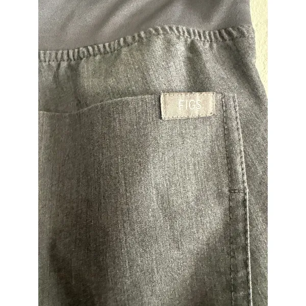 FIGS Technical Zamora Jogger Scrub nurse Pants Grey S Petite 1616 Graphite Gray - Image 3