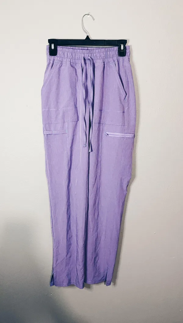 Scrub Star Purple Pants- Size XS  - Image 2