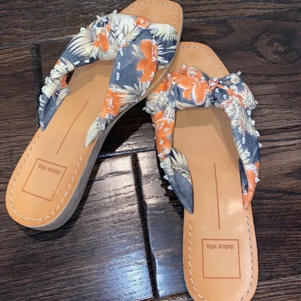 Dolce Vita floral sandals size 7 - Image 4