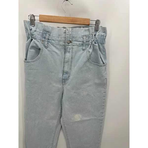 Madewell Paperbag Classic Straight Broomfield Wash Blue Jeans Womens 30‎ - Image 5