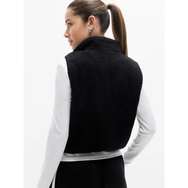 New Athleta M In the Clouds Vest Black Medium - Image 4