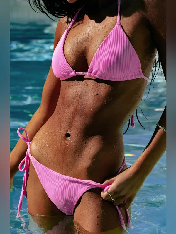 Beach Riot Soleil Bottom Prism Pink, Size Small, $78 - Image 3