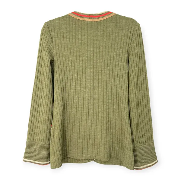 VINTAGE 50's | M | Cardigan Sweater Knit Ladies Worker Union 50's Butte 1950's - Image 5