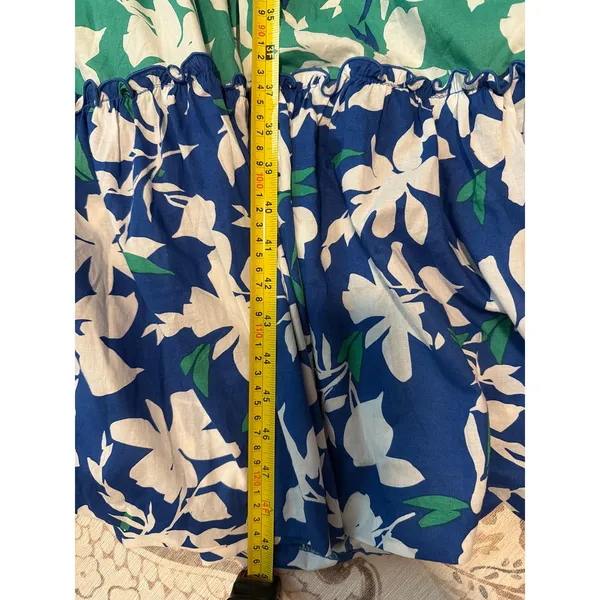 Southern Tide Blaire Blossom Bay Printed Maxi Dress - Green/Navy - Size Small - Image 6