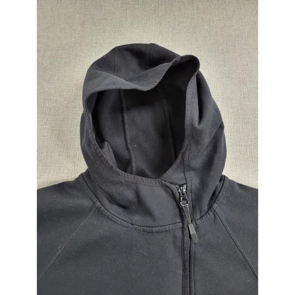 Kyodan Women's Jacket M Black Long Sleeve Hoodie Sports Activewear Zip Pockets - Image 4