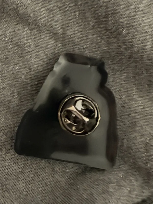 “Loading” Penguin rubber Pin Black - Image 2