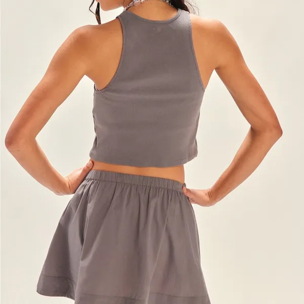 FREE PEOPLE Milani Set in Smoked Pearls size Small‎ NWT Sold as Skirt and Top - Image 3