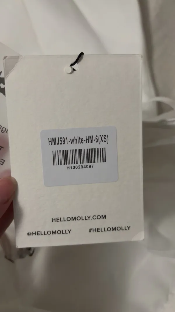 Hello Molly Dress Mini White Floral - Image 5