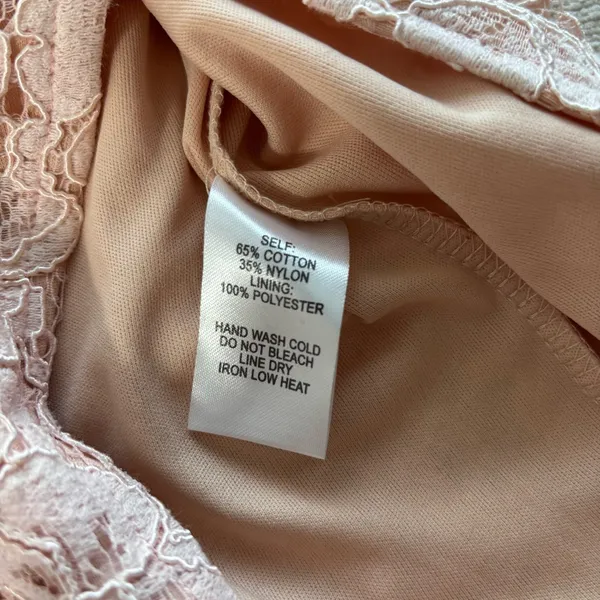Lulus Sweet Blossom Blush Pink Lace Floral‎ Dress Size 10 - Image 12