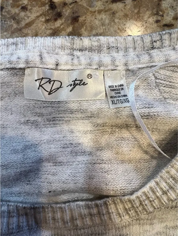 Grey RD Style Sweater - Image 2