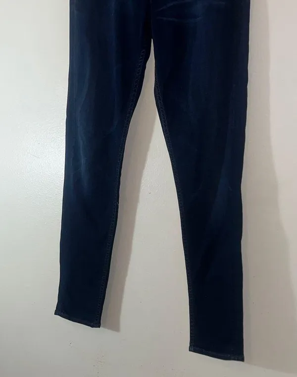 Hudson Women's Dark Blue Collin Mid-Rise Skinny Jean - Size 30 - Image 6