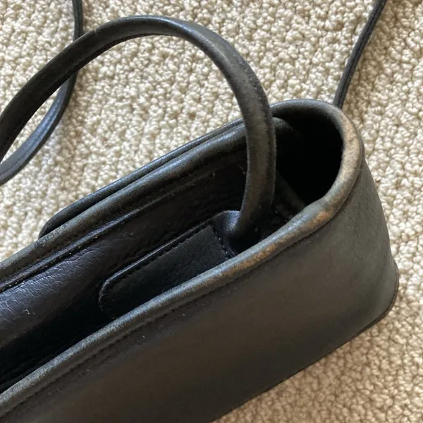 Vintage Coach Turnlock Crossbody Bag 90s Black #356 0149-356 Front Flap Handbag - Image 6