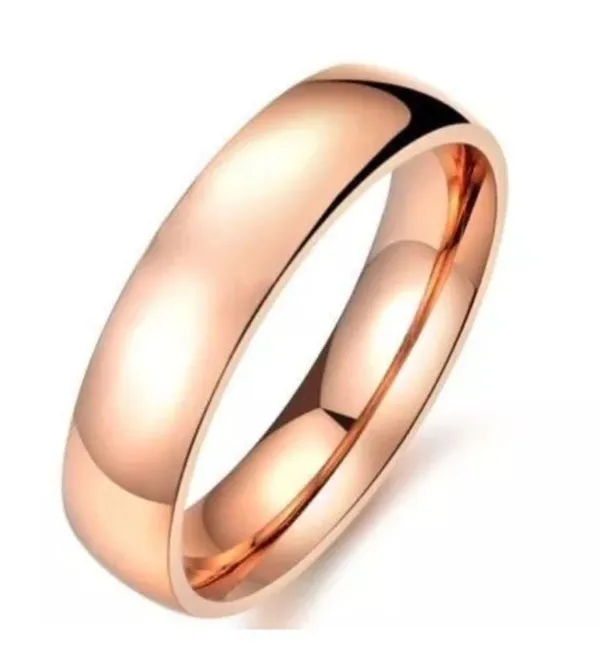 4mm Rose Gold Ring - Image 5