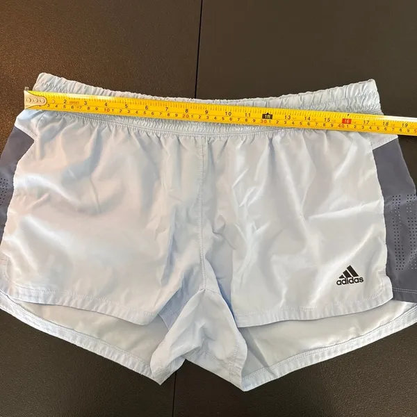 Adidas Women's AeroReady Athletic Running Shorts, Light Blue, Size XL‎ - Image 4