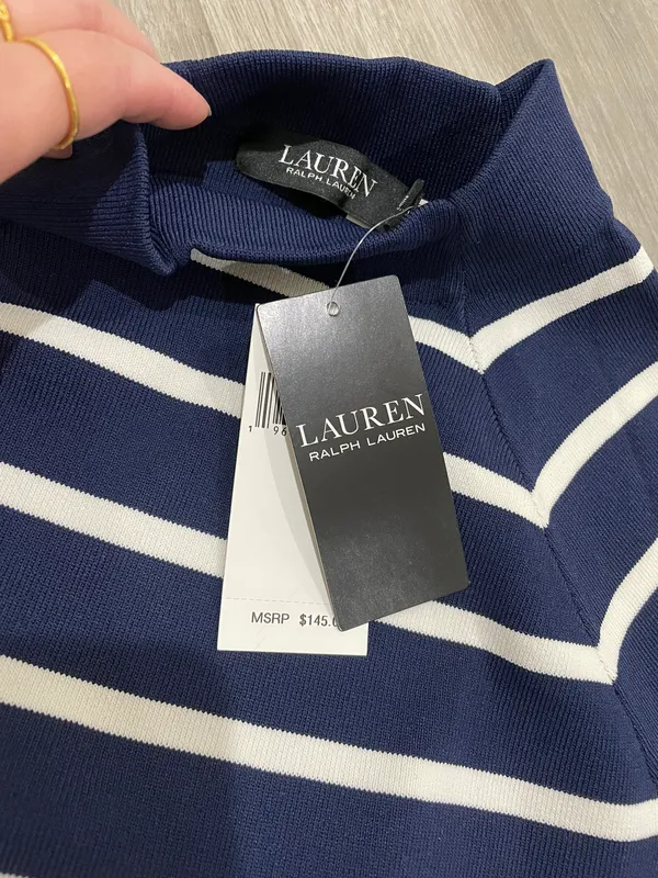 Ralph Lauren Navy Blue Sweater - Image 4