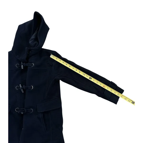 PENDLETON ROSLYN WATERPROOF LAMBSWOOL BLEND HOODED COAT BLUE NAVY Size Small - Image 12