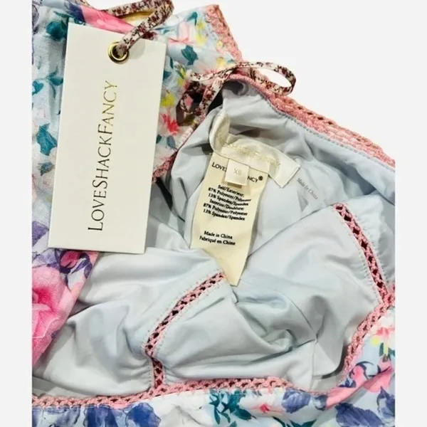 LoveShackFancy Mikkel Floral One-Piece Swimsuit Size XS‎ NWT - Image 11