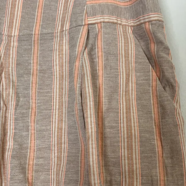 Free People Tan Pink Austin Striped Shorts - Image 5