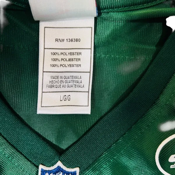 NEW New York Jets Jersey Womens L Green Blank NFL Pro Line‎ 365 Football - Image 6