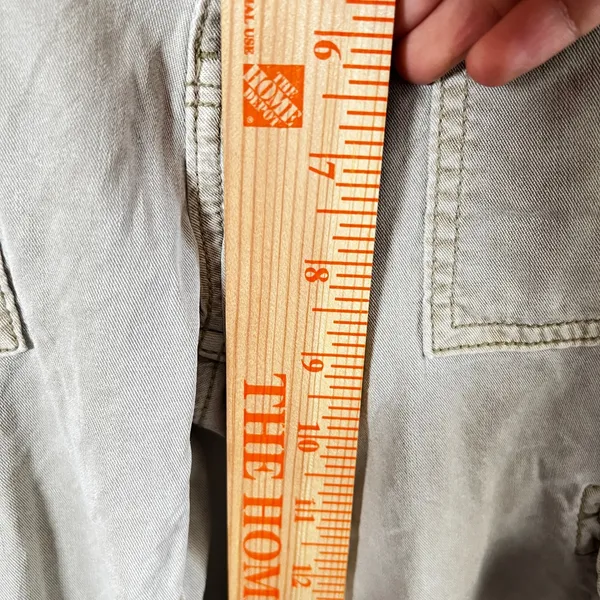 American Eagle Women's Green Cargo Pants Sz 00‎ Utility Streetwear Y2K - Image 9