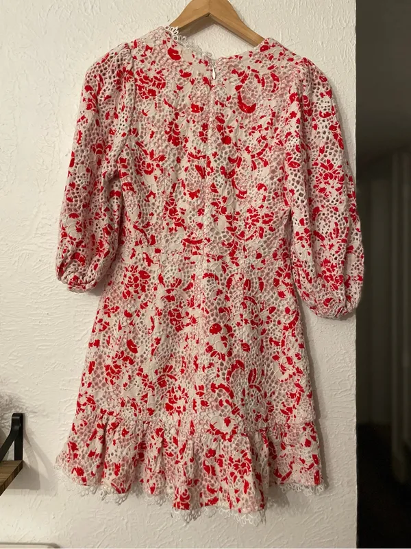 La Maison Talulah Dance And Romance Mini Dress Floral Lace - Image 6
