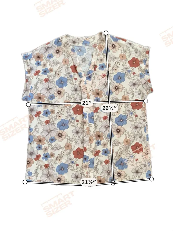 SHEIN Boho floral blouse Size L - Image 3