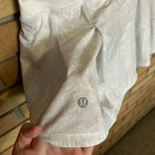 Lululemon Pace Rival Skirt (Regular) No Panels Eternal Wave White Size 4 - Image 9